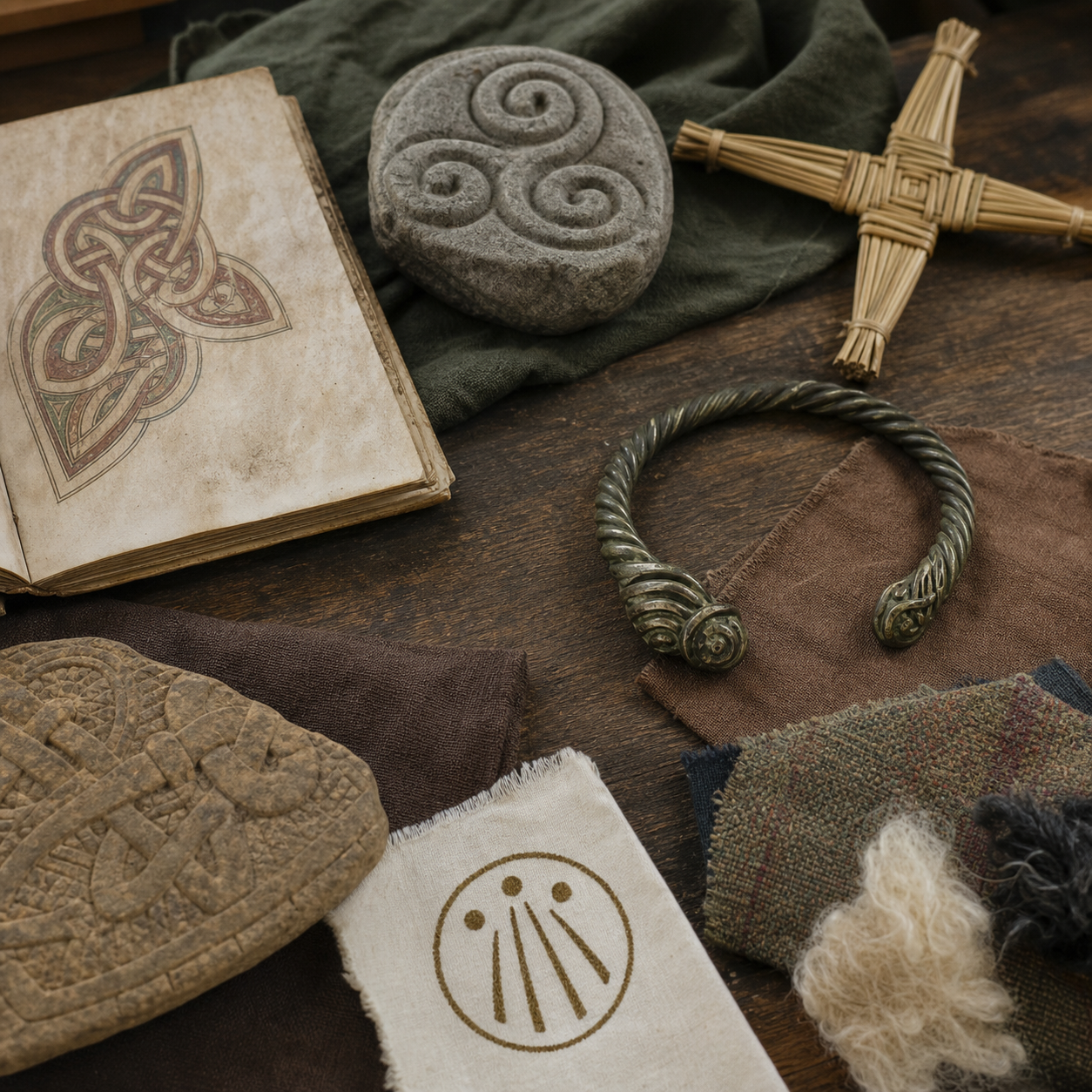 Celtic Irish and Welsh sacred symbols