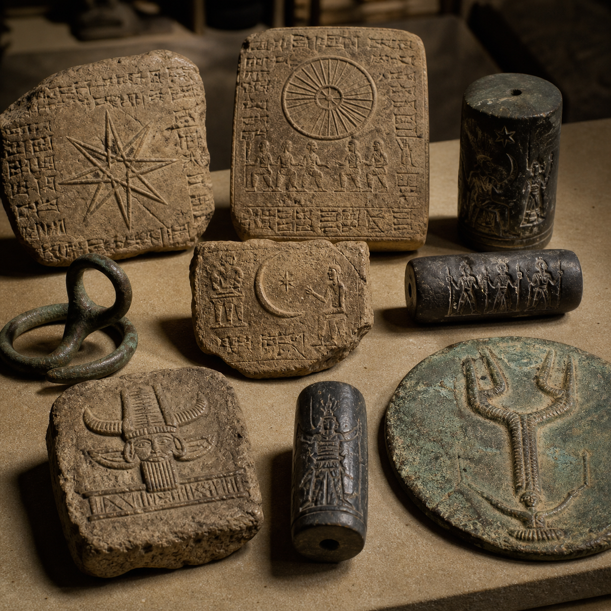 Mesopotamian sacred symbols