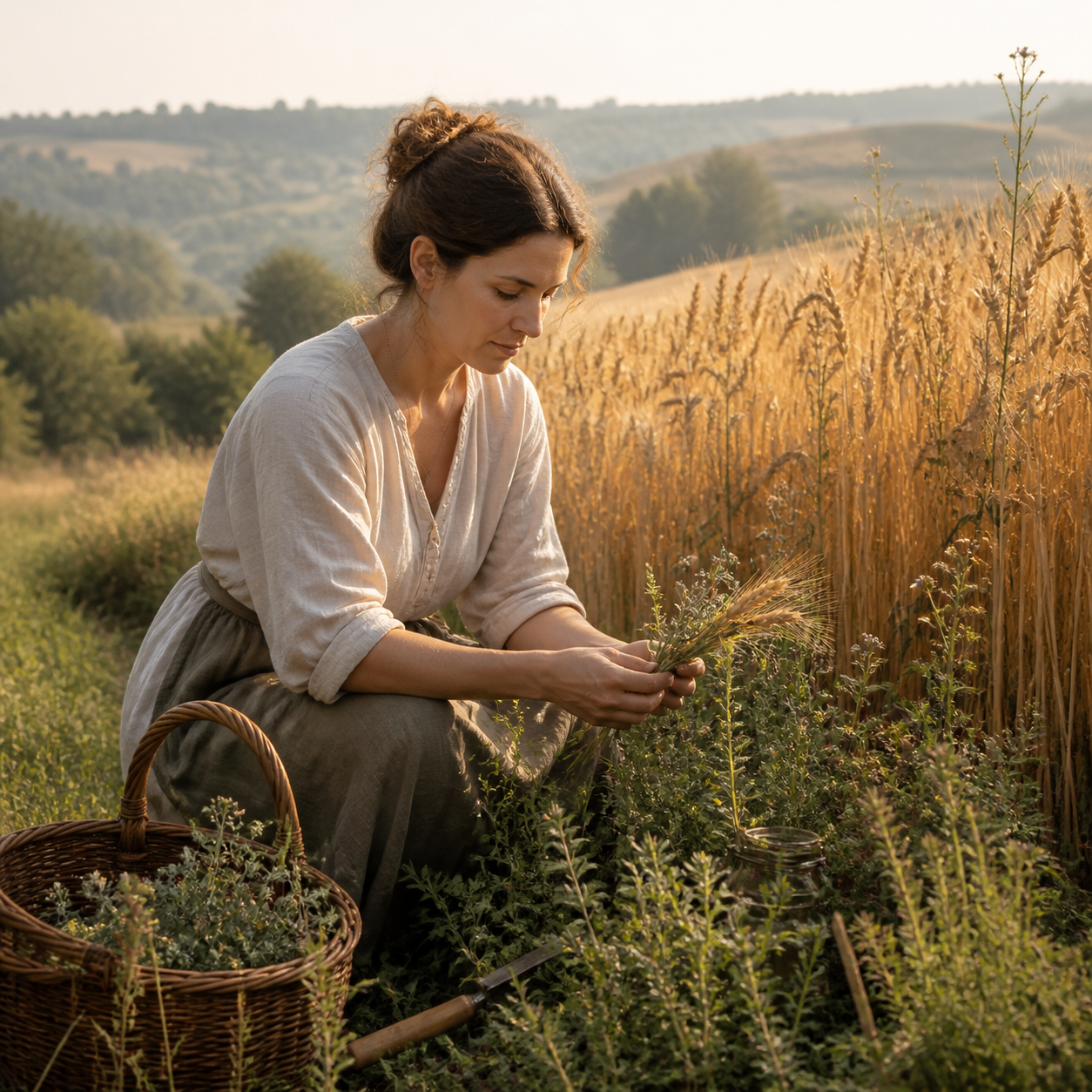 Virgo zodiac constellation and harvest maiden symbolism