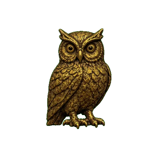 Owl of Athena symbol in the Pagan Workshop Symbols and Meanings atlas
