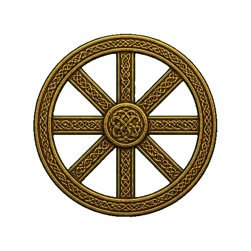 Sun Wheel / Solar Cross symbol in the Pagan Workshop Symbols and Meanings atlas