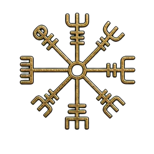Vegvísir symbol in the Pagan Workshop Symbols and Meanings atlas
