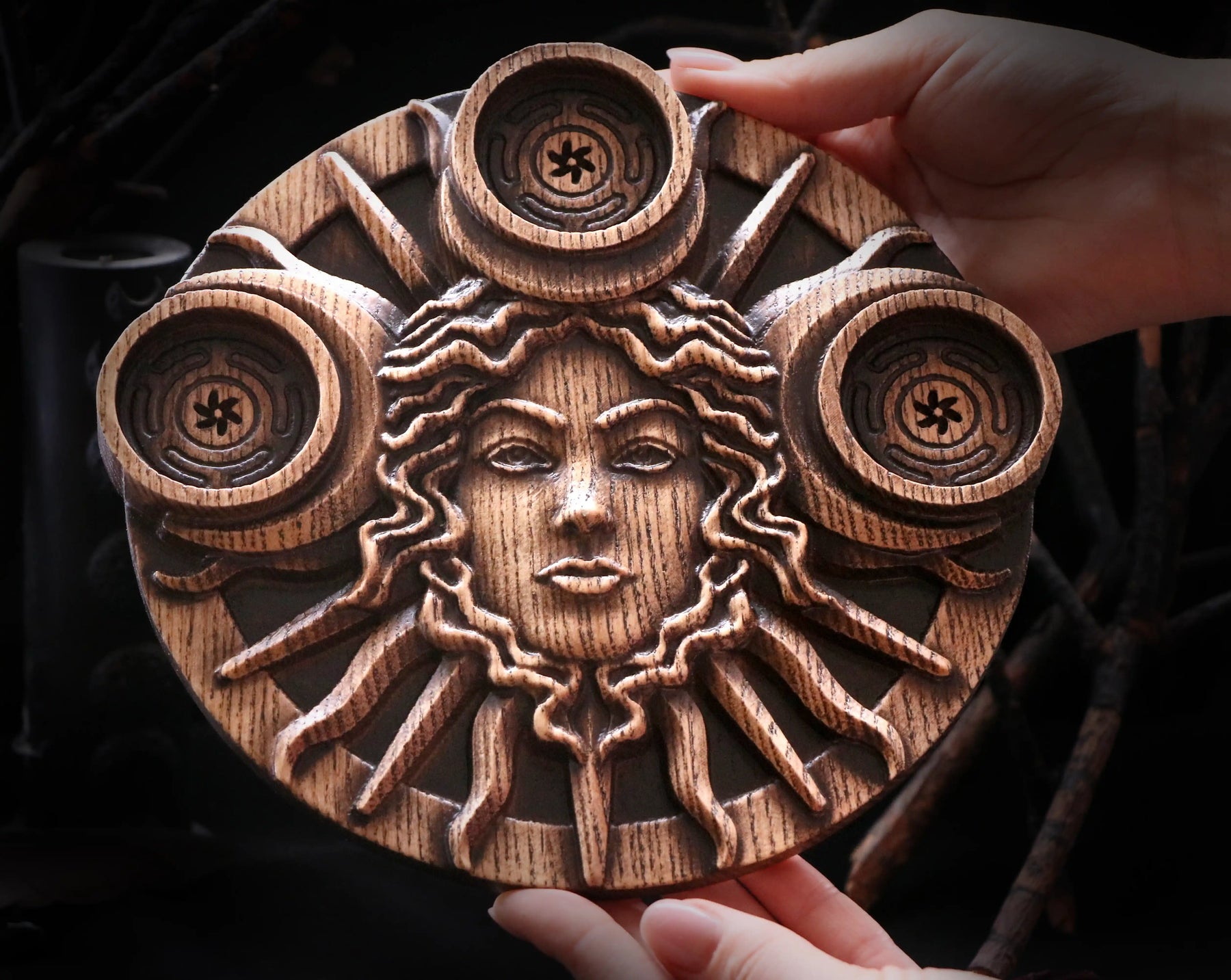 Hecate Goddess Candle Holder