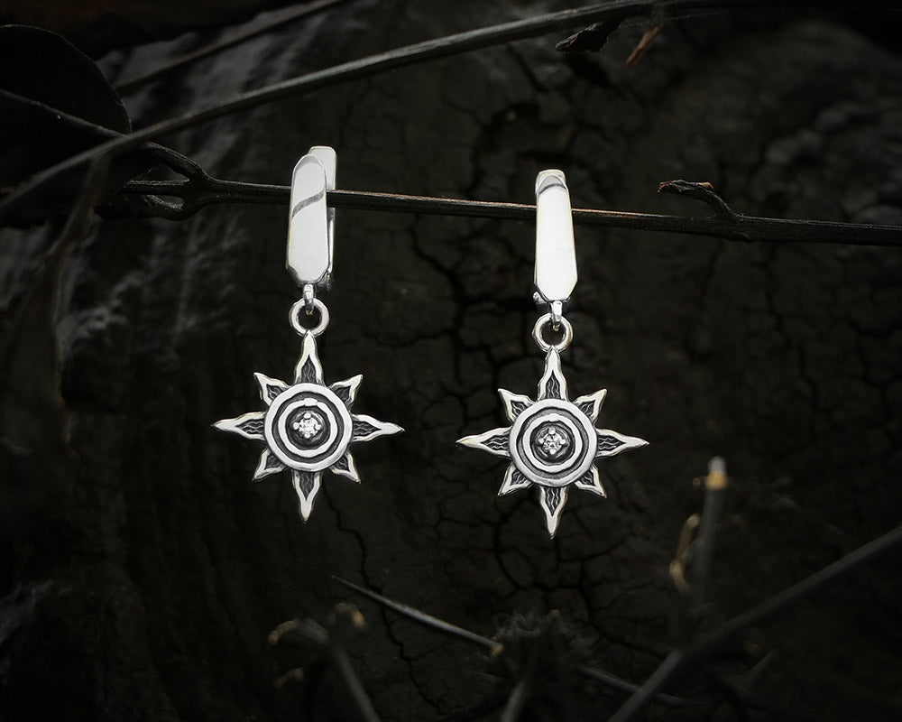 sterling silver Ishtar earrings