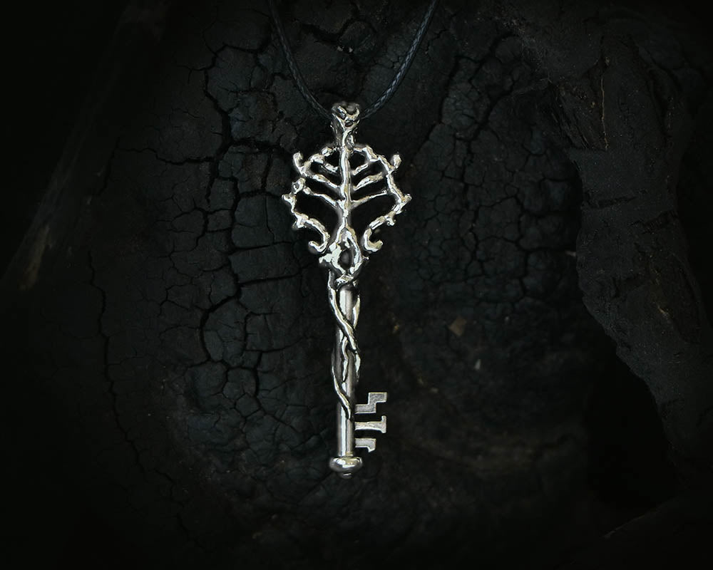 Sterling Silver key pendant