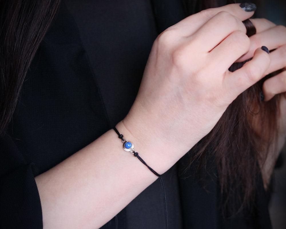 LAPIZ LAZULI Bracelet made of 925 Sterling Silver