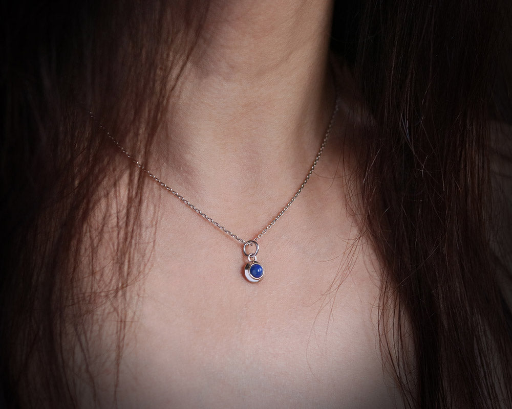 LAPIZ LAZULI Necklace made of 925 Sterling Silver