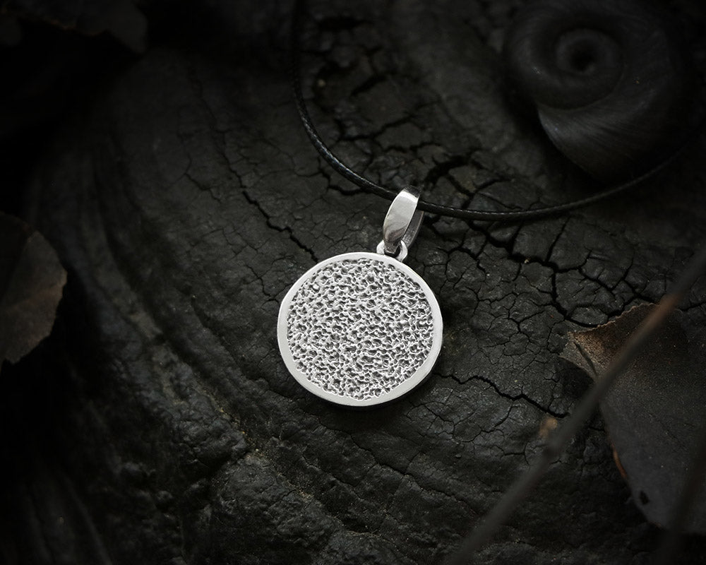 Silver Mushroom Necklace
