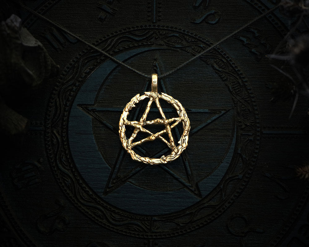 protection pentacle necklace