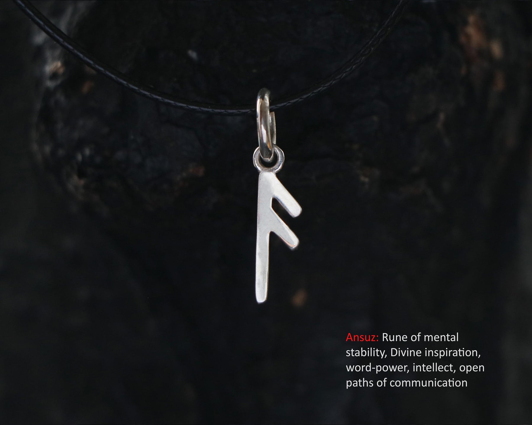 ansuz rune necklace