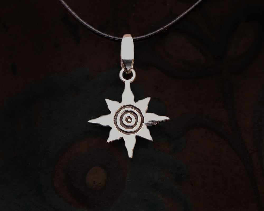 Silver Star of Ishtar necklace