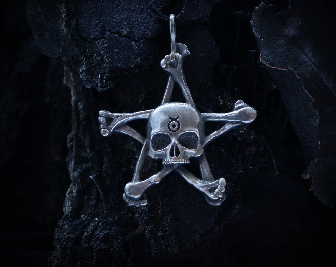 PENTAGRAM SKULL PENDANT