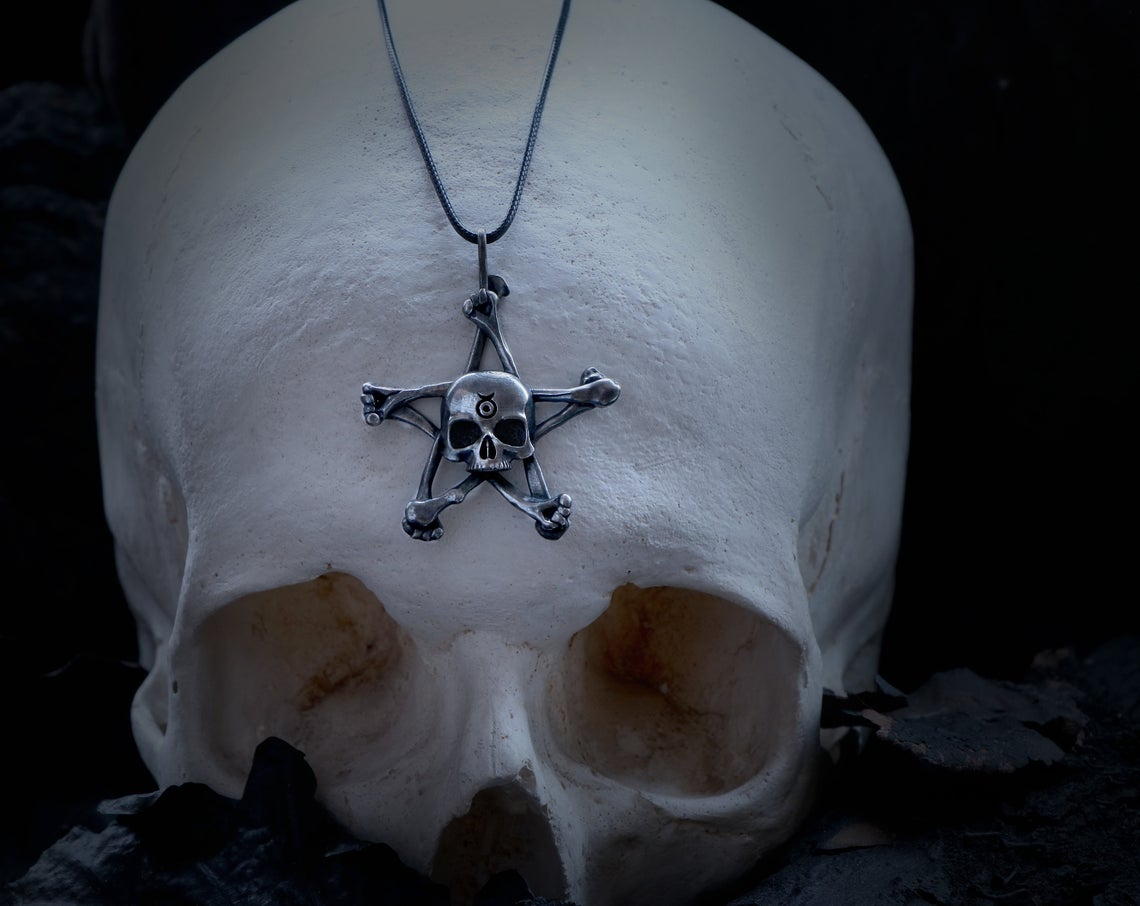 PENTAGRAM SKULL PENDANT
