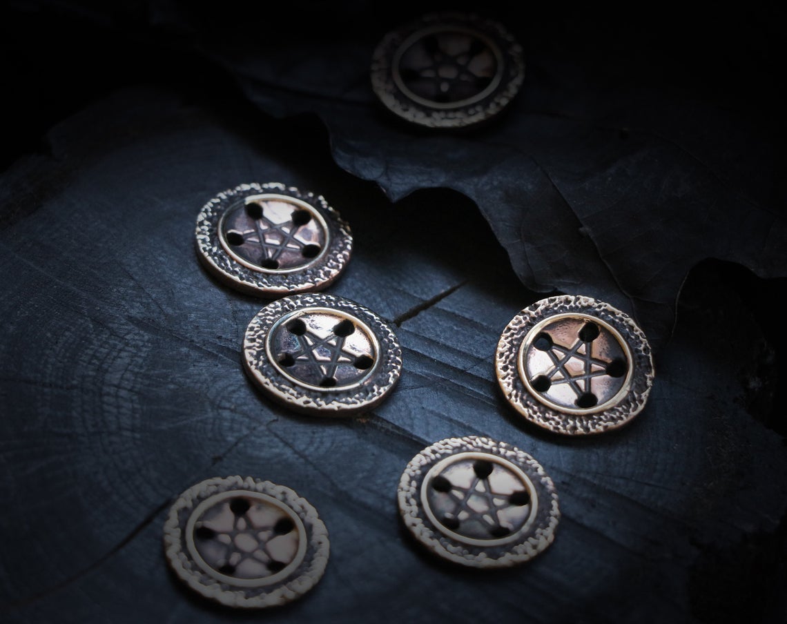 Pentagram Button