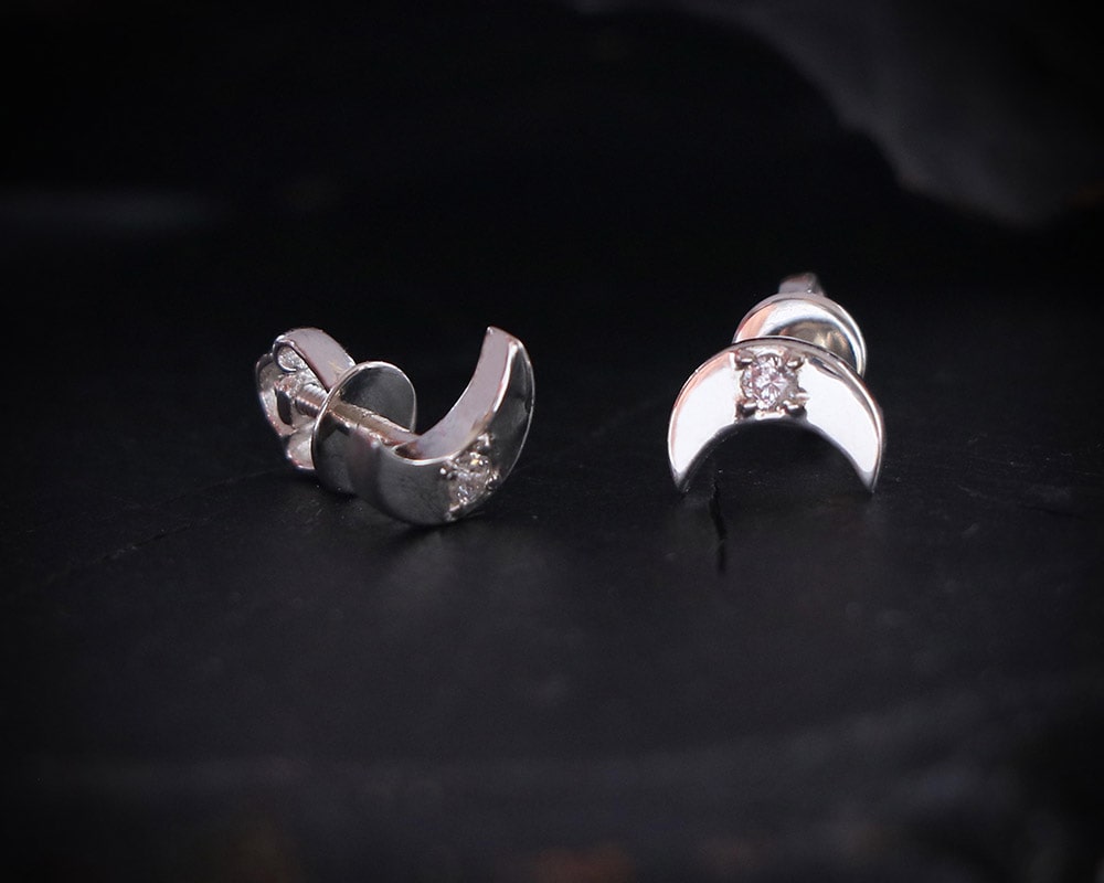 CRESCENT MOON EARRINGS