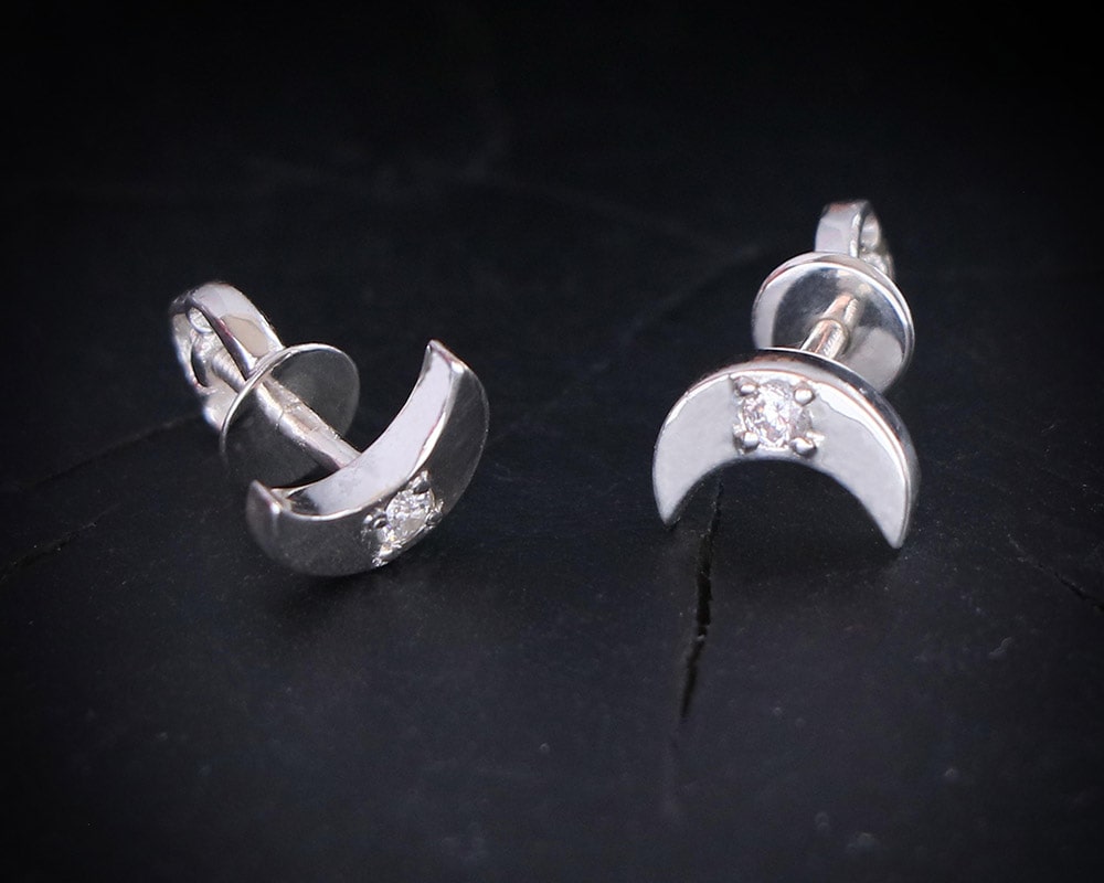 CRESCENT MOON EARRINGS