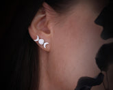 TRIPLE MOON EARRINGS