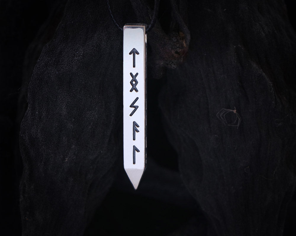 Silver Runes Necklace
