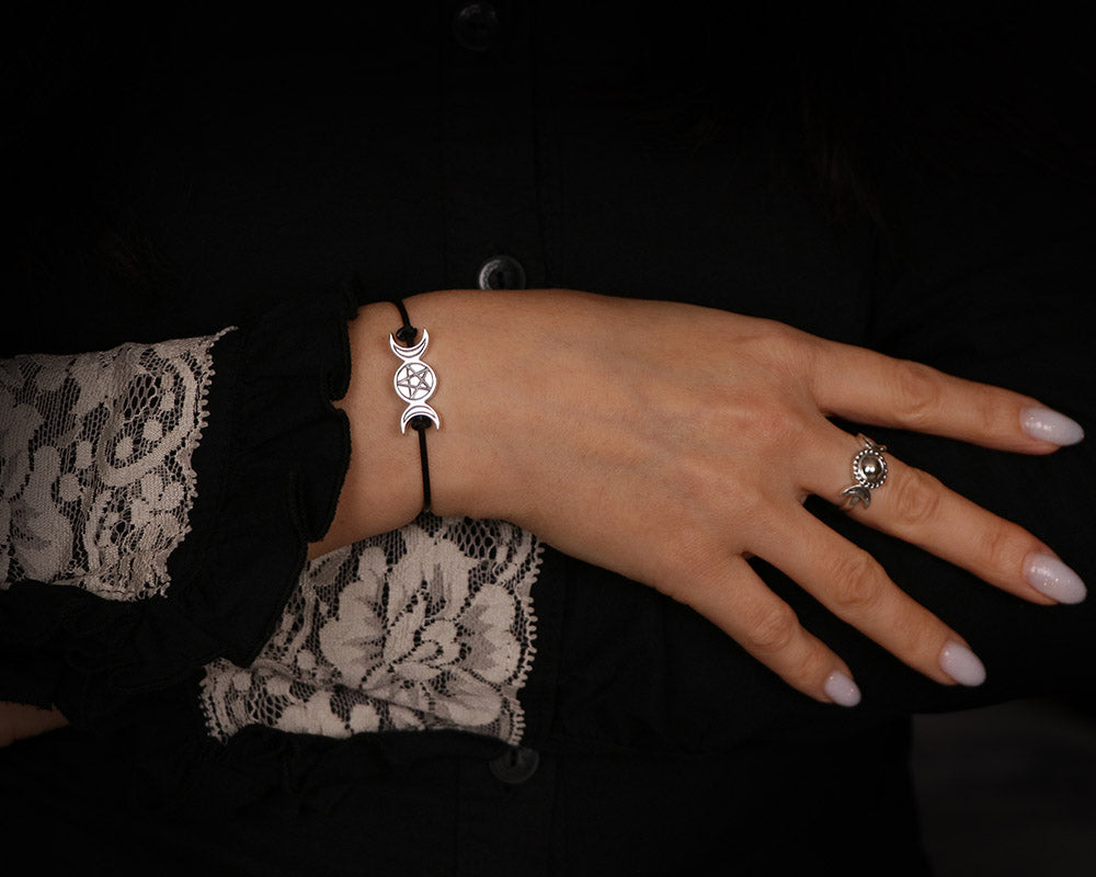 Sterling Silver triple moon jewelries