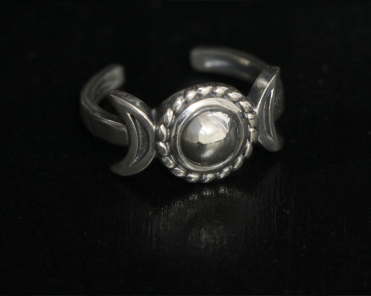 Triple Goddess adjustable Ring