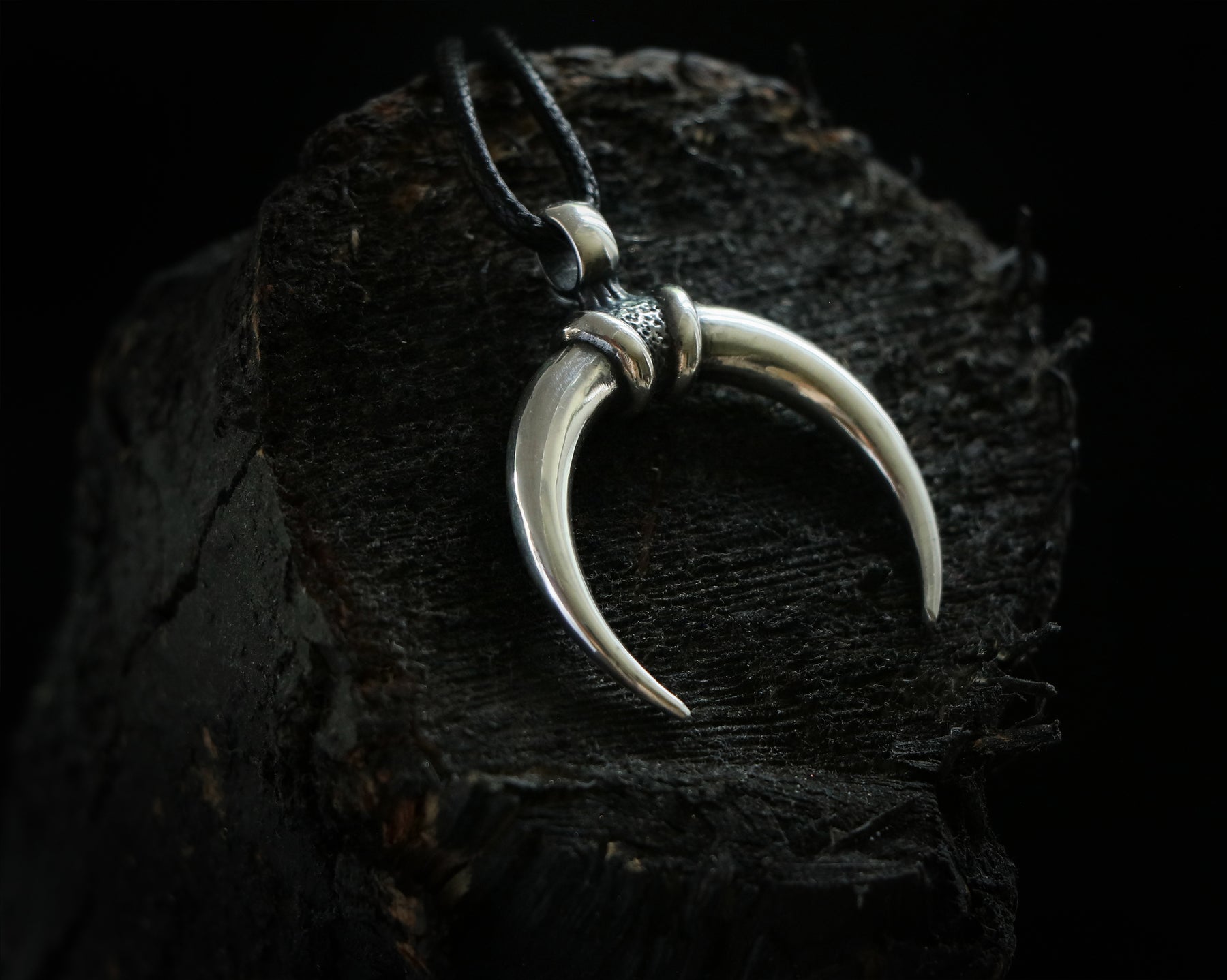 Crescent moon necklace