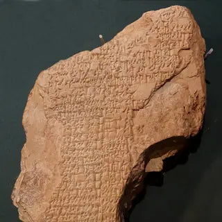 Ancient Sumerian tablet describing the goddess Inanna