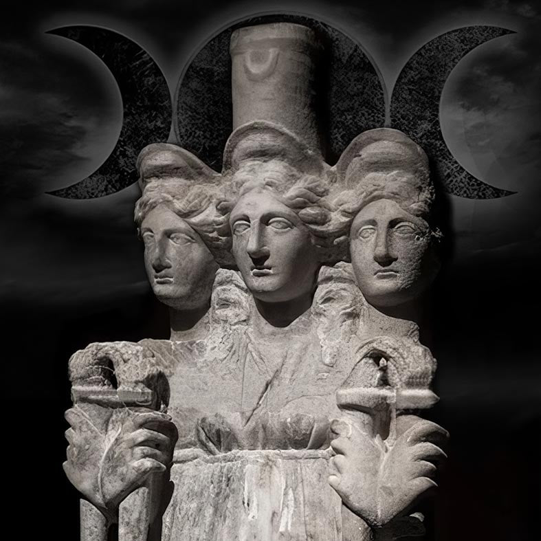 What are the three forms of Hecate?