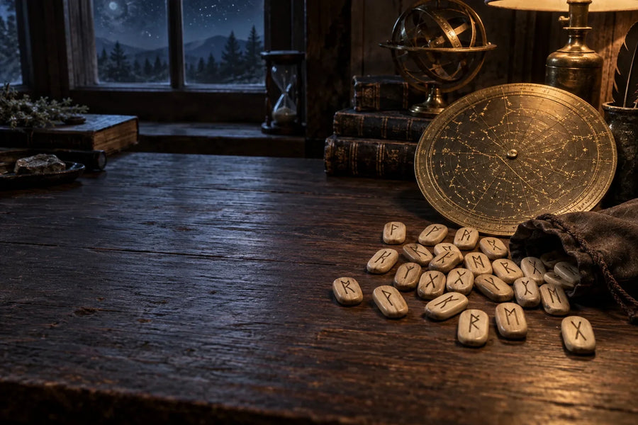 Runic Astrology: A Modern Fusion of Runes and Zodiac Symbols