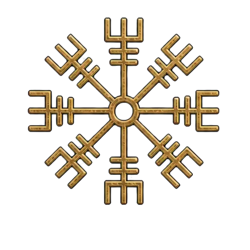 Ægishjálmur symbol in the Pagan Workshop Symbols and Meanings atlas