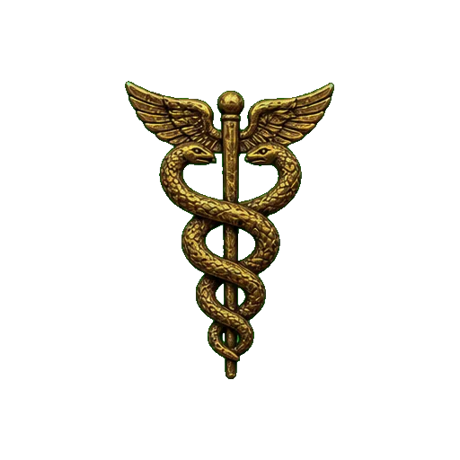 Caduceus of Hermes symbol in the Pagan Workshop Symbols and Meanings atlas