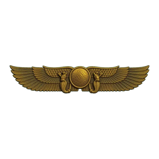 Winged Sun Disk symbol in the Pagan Workshop Symbols and Meanings atlas