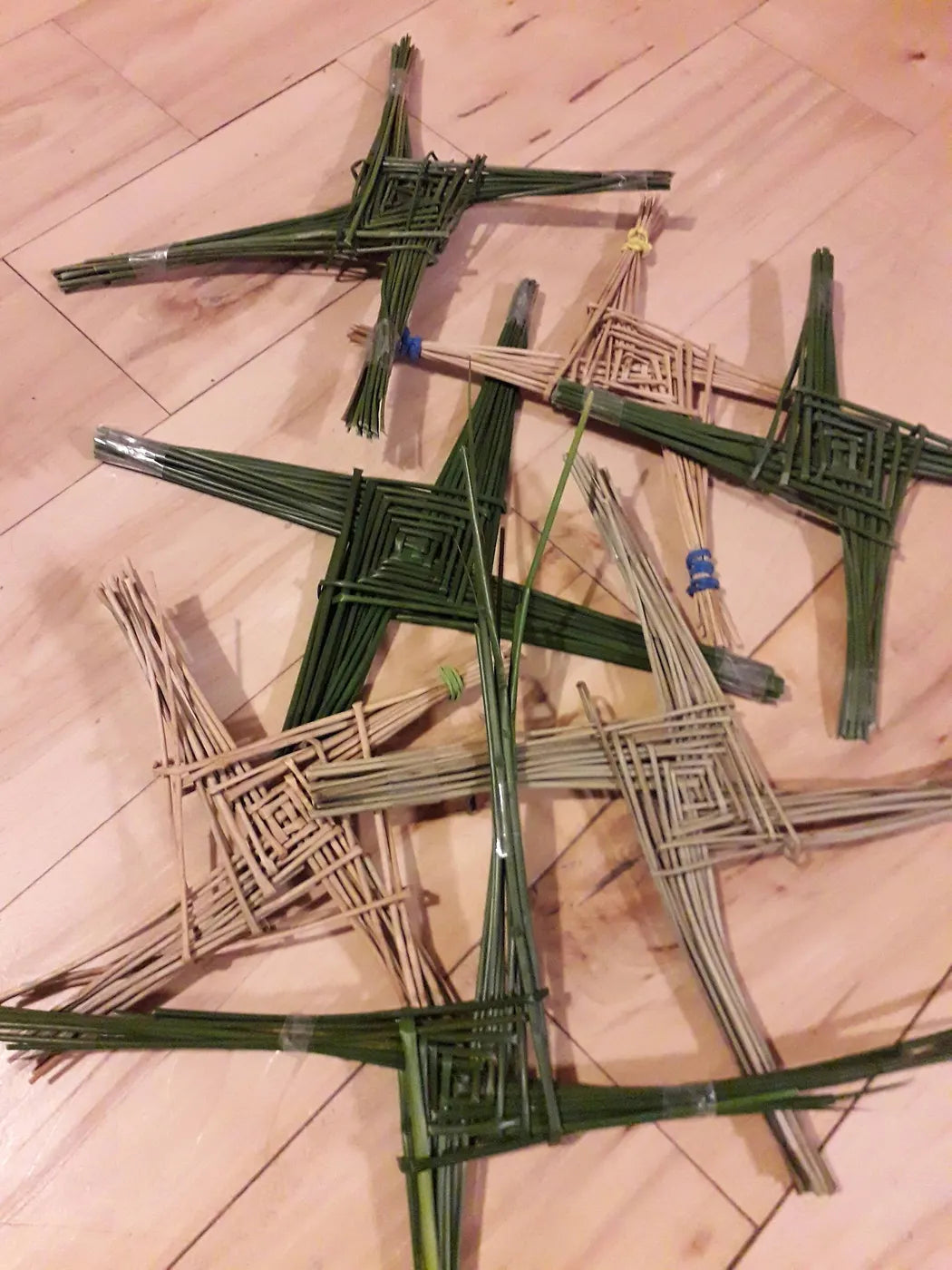 Brigid’s cross in an Irish historical setting