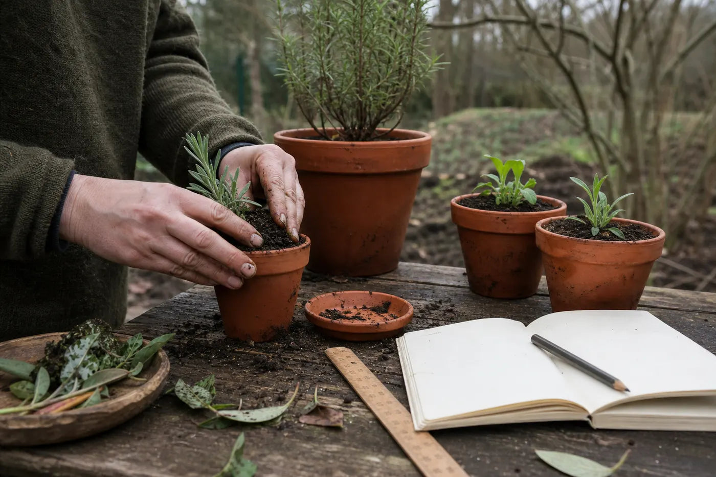 Spring eggs, flowers, and seasonal symbols associated with modern Ostara