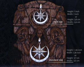 Mini and standard Ishtar necklace size comparison