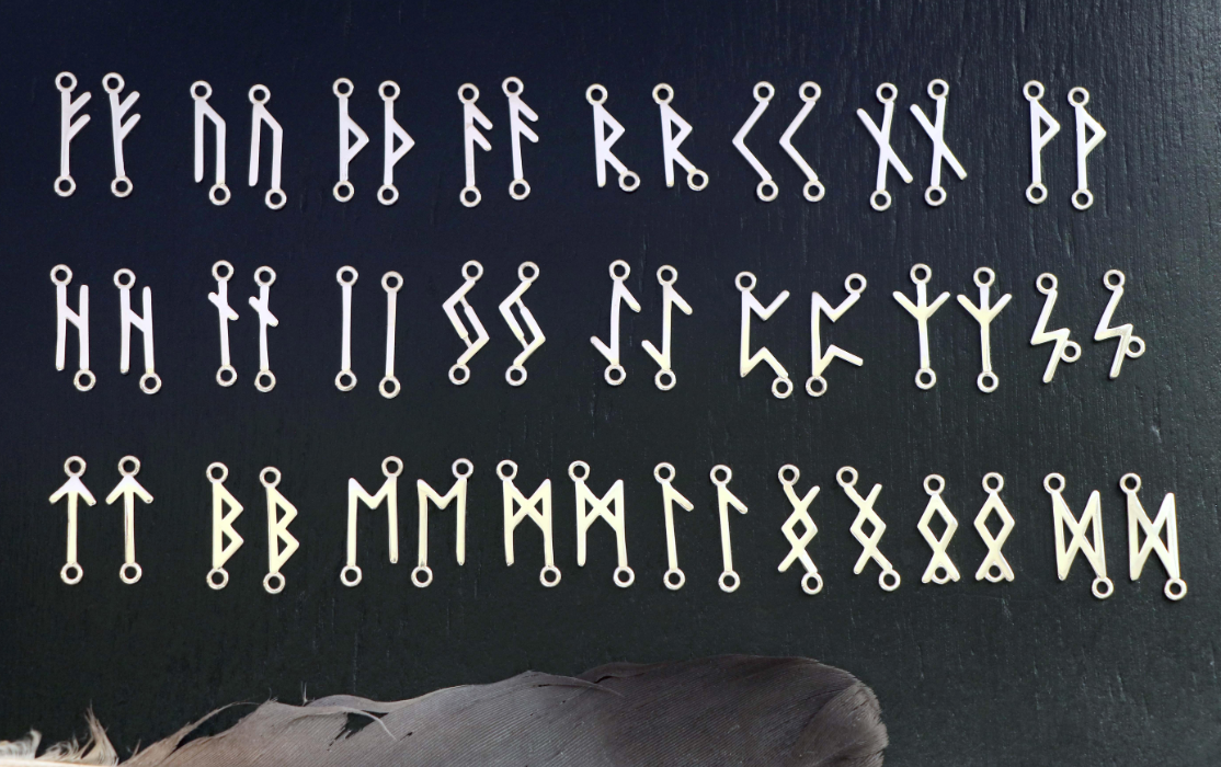 Custom Order - Elder Futhark Rune Connectors  Set