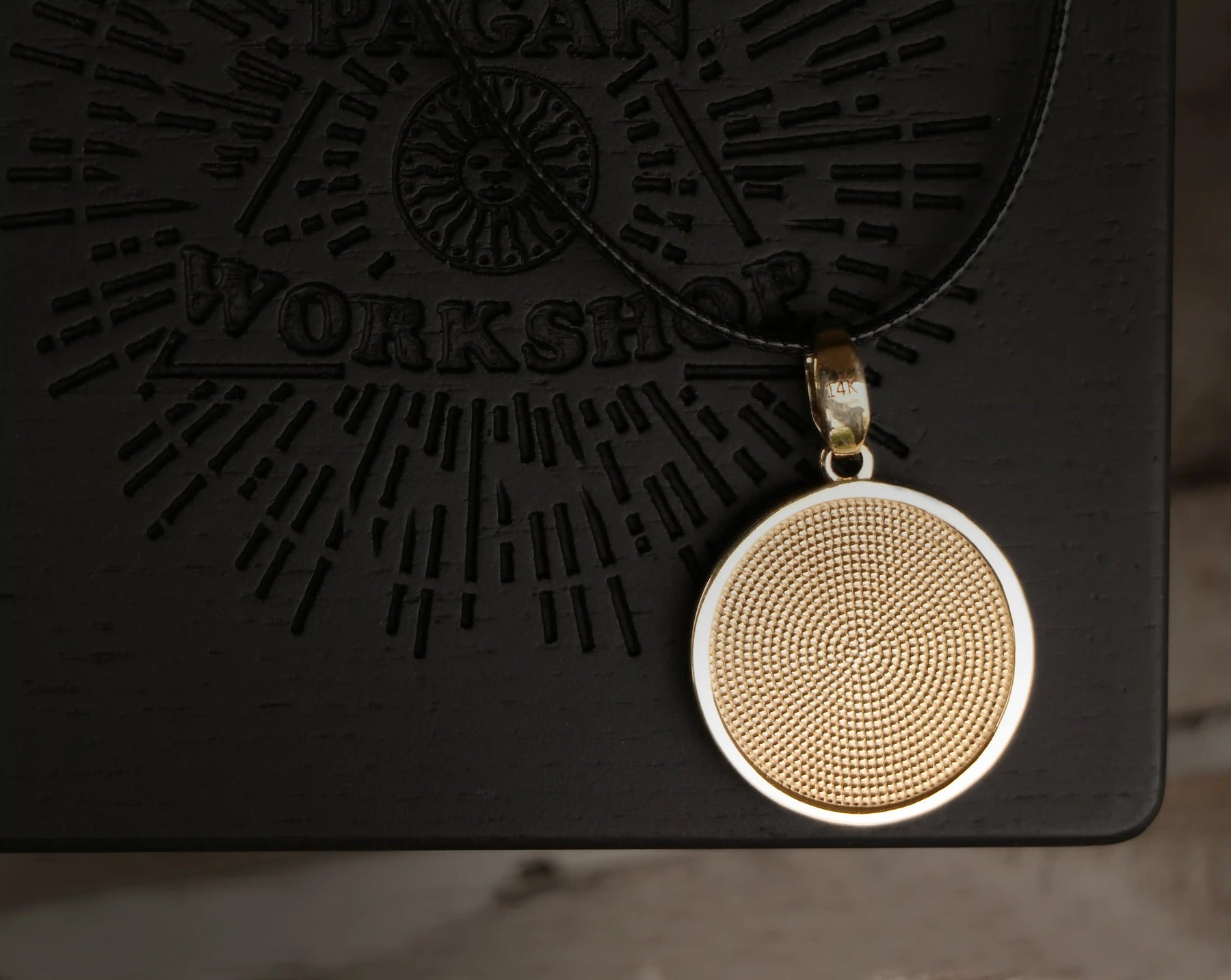 Custom Gold Wheel of Hecate neckalce