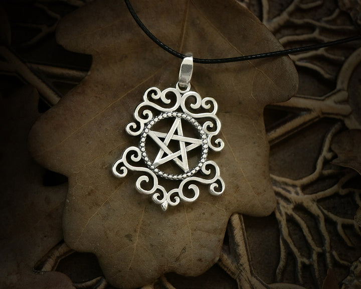 Pentagram Necklace Victorian style