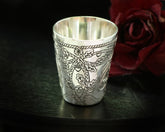 Solid 925 Sterling Silver Cup with Oak ornament