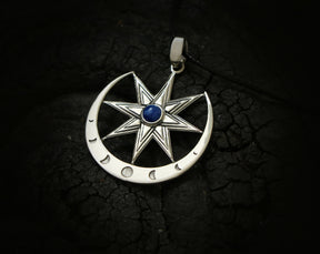 Inanna pendant with lapis lazuli