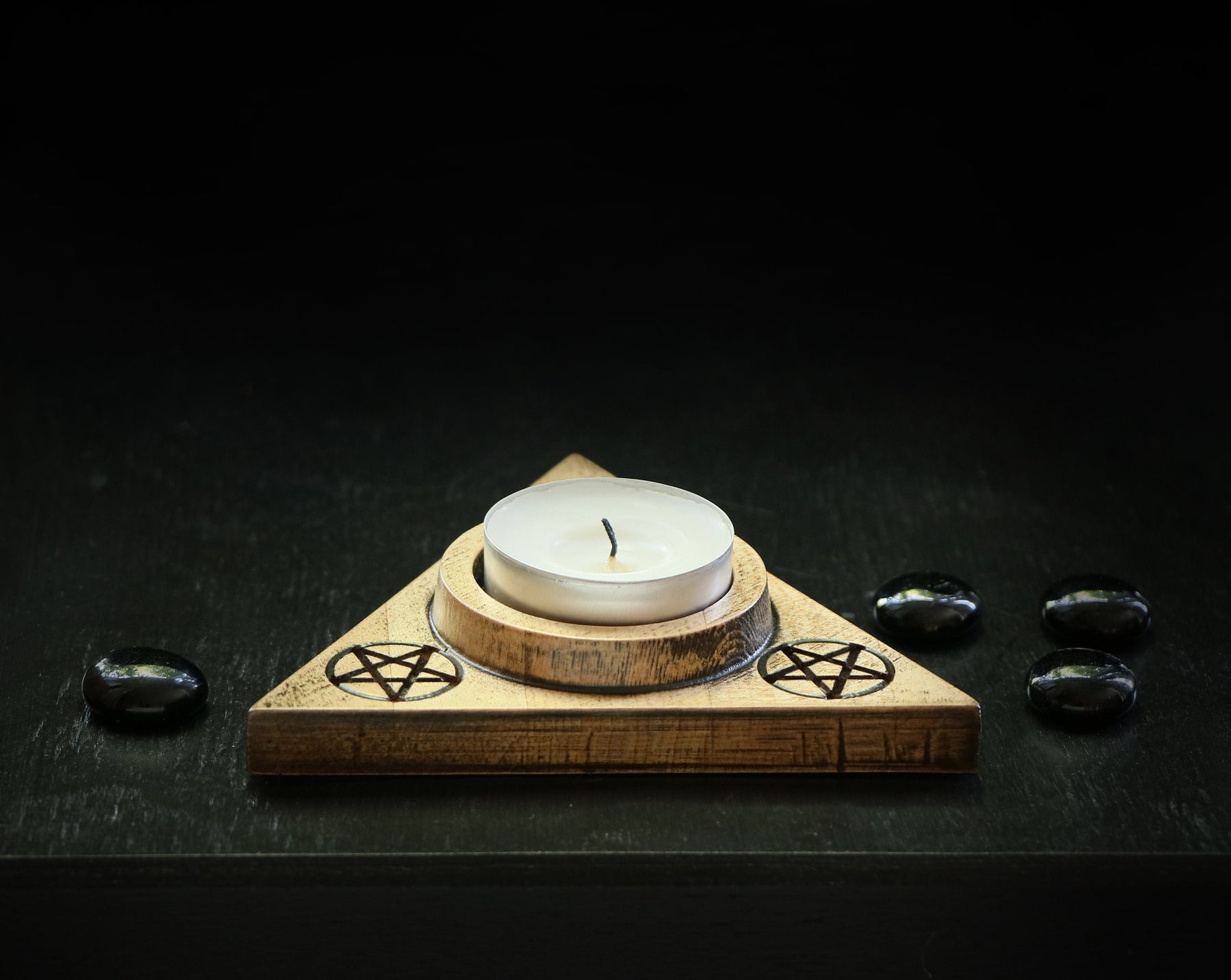 Lucifer altar candleholder
