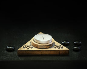 Lucifer altar candleholder