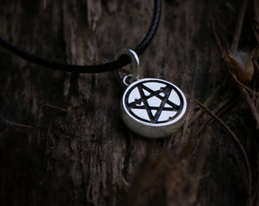 Pentagram necklace made of 925 Sterling Silver