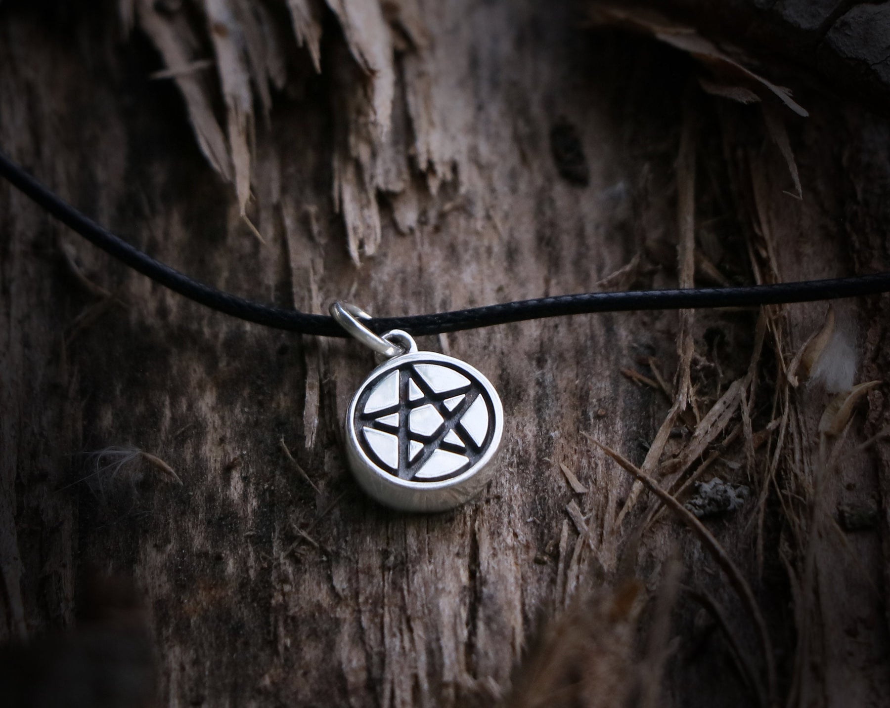 pentagram pendant made of sterling silver
