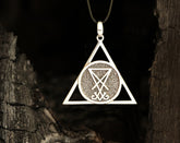 Lucifer silver necklace