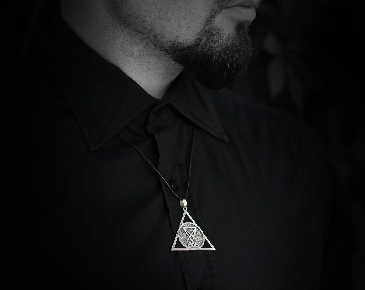 Lucifer pendant made of 925 sterling silver