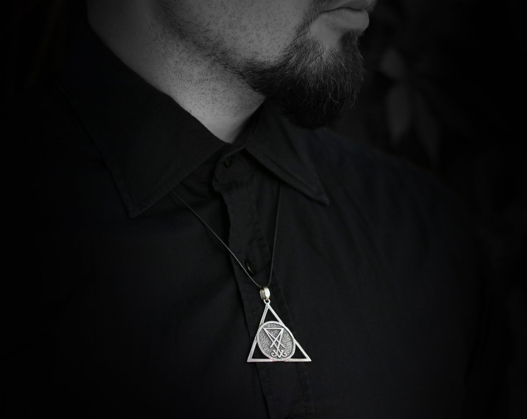 Lucifer pendant made of 925 sterling silver