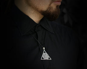Lucifer silver pendant