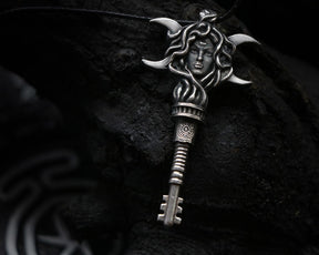 Silver Hecate necklace