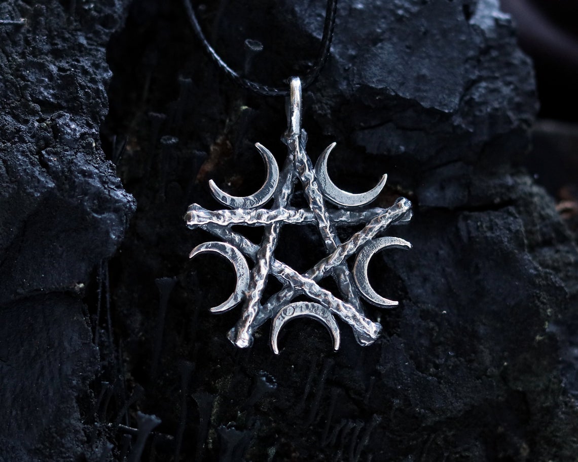 Pentagram pendant on sale
