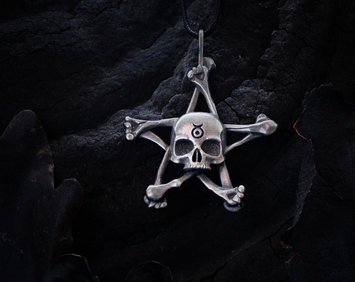 PENTAGRAM SKULL PENDANT